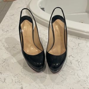 Authentic Christian Louboutin Slingback pumps